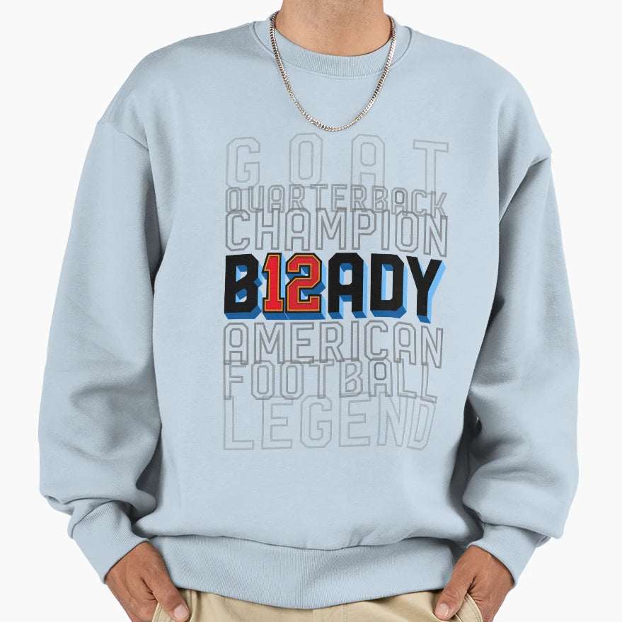 Number 12 Goat Sweatshirt - Graphic Print Unisex - T-Shirt, Sweatshirt, Hoodie