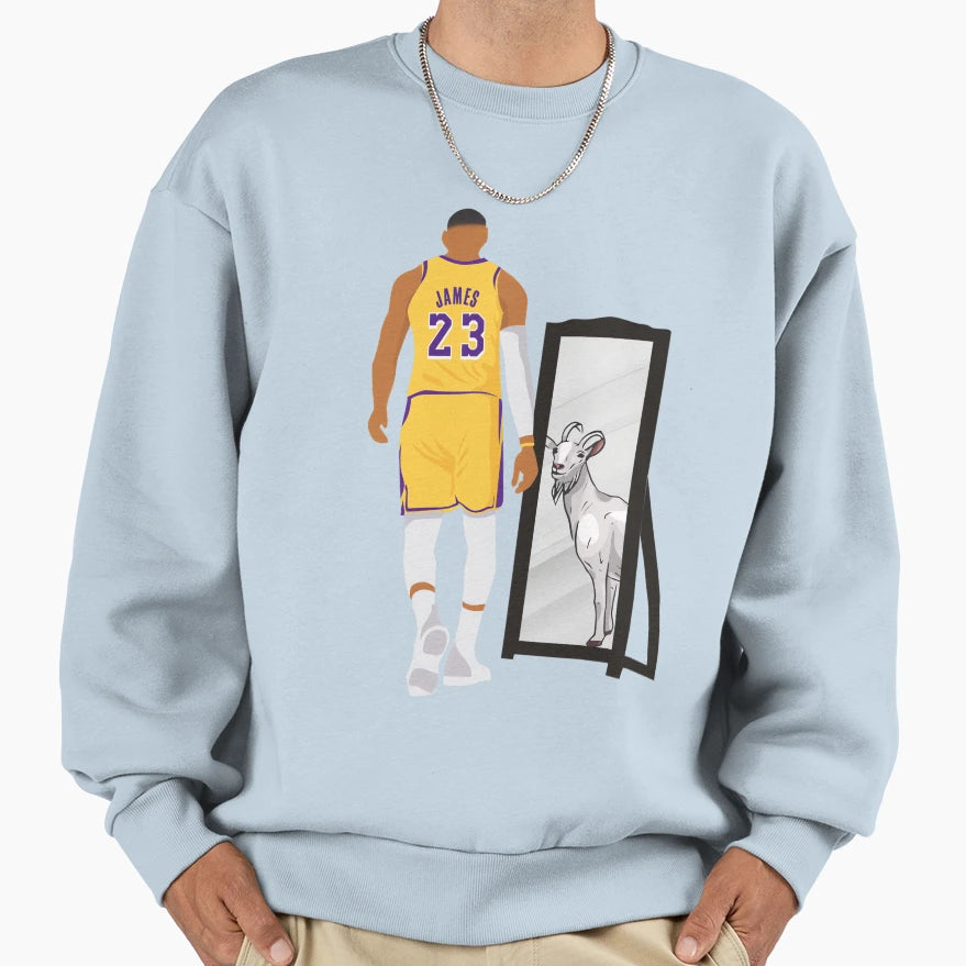 Lebron James Legoat Sweatshirt - Fun Novelty Design Men Women - T-Shirt, Sweatshirt, Hoodie
