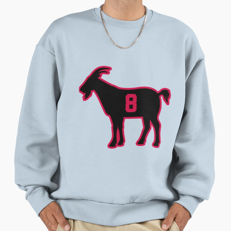 Chi Goat 8 Red Sweatshirt - Minimalist Print Unisex - T-Shirt, Sweatshirt, Hoodie