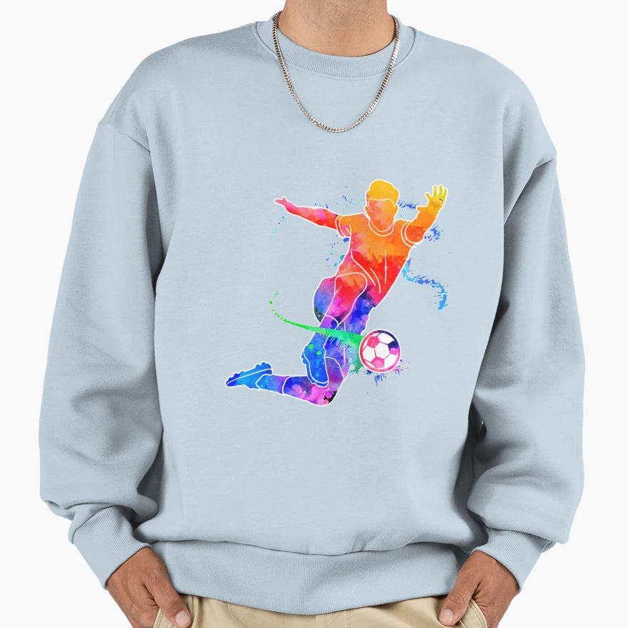 Football Lover Sweatshirt - Graphic Print Unisex - T-Shirt, Sweatshirt, Hoodie