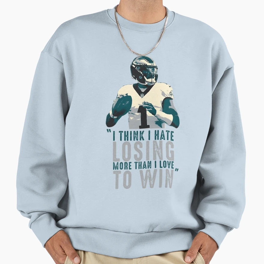 Player 1 Sports Touchdown Sweatshirt - Minimalist Print Unisex - T-Shirt, Sweatshirt, Hoodie