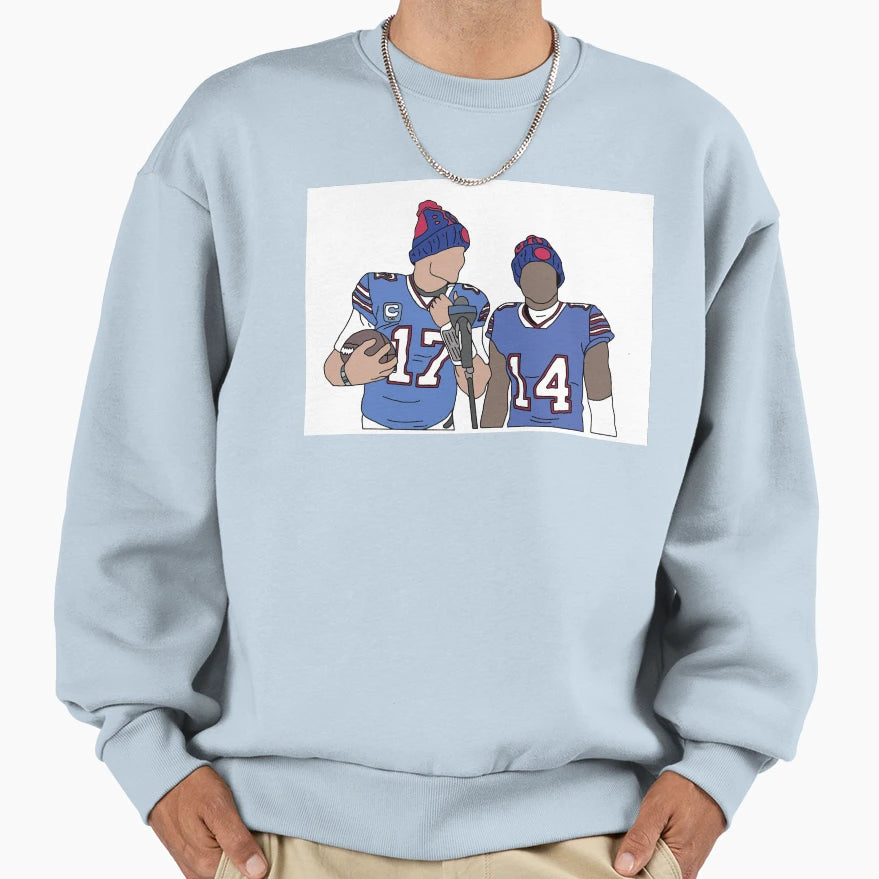 Buffalo Bills Allen Diggs Sweatshirt - Trendy Graphic Unisex - T-Shirt, Sweatshirt, Hoodie