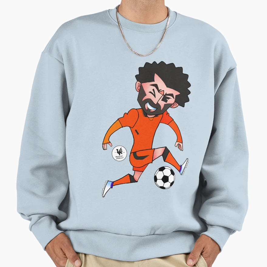 Mohamed Salah Sweatshirt - Custom Art Print for Adults - T-Shirt, Sweatshirt, Hoodie
