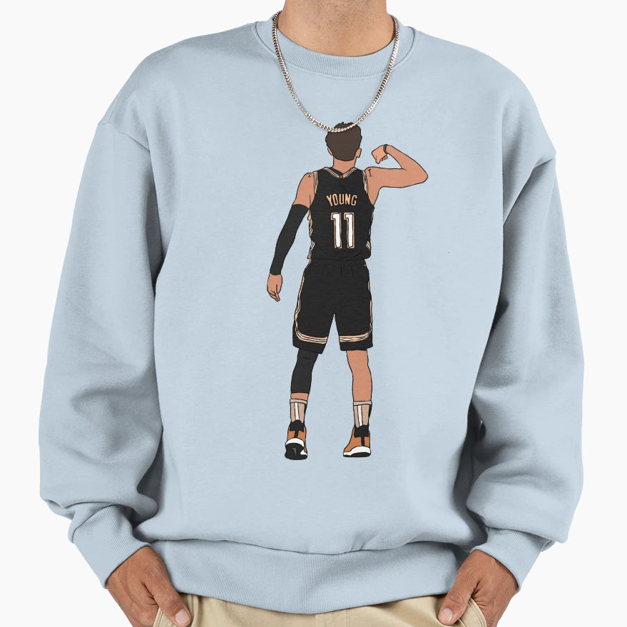 Trae Young Flex Sweatshirt - Minimalist Print Men Women - T-Shirt, Sweatshirt, Hoodie
