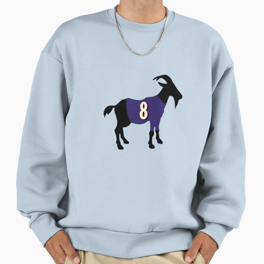 LJ Goat Sweatshirt - Minimalist Print for Adults - T-Shirt, Sweatshirt, Hoodie