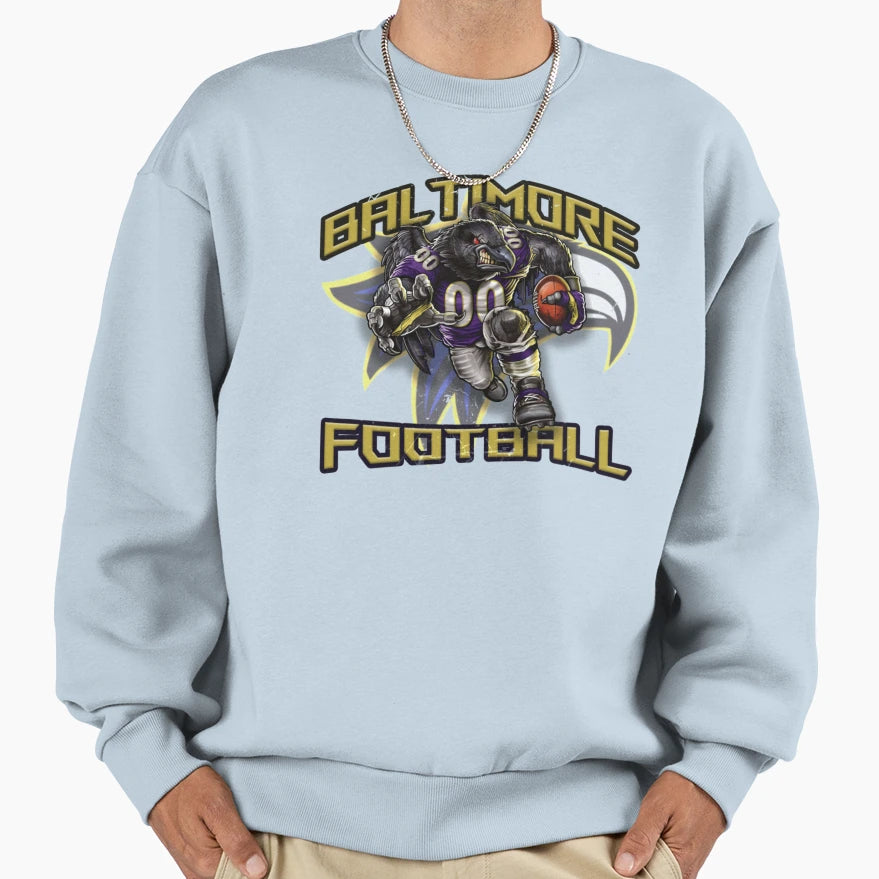Baltimore Football Detroit Football Sweatshirt - Unique Graphic for Adults - T-Shirt, Sweatshirt, Hoodie