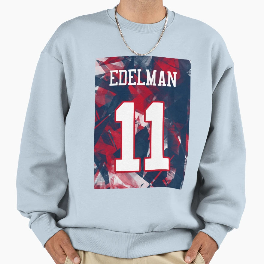 Julian Edelman Sweatshirt - Aesthetic Graphic for Adults - T-Shirt, Sweatshirt, Hoodie