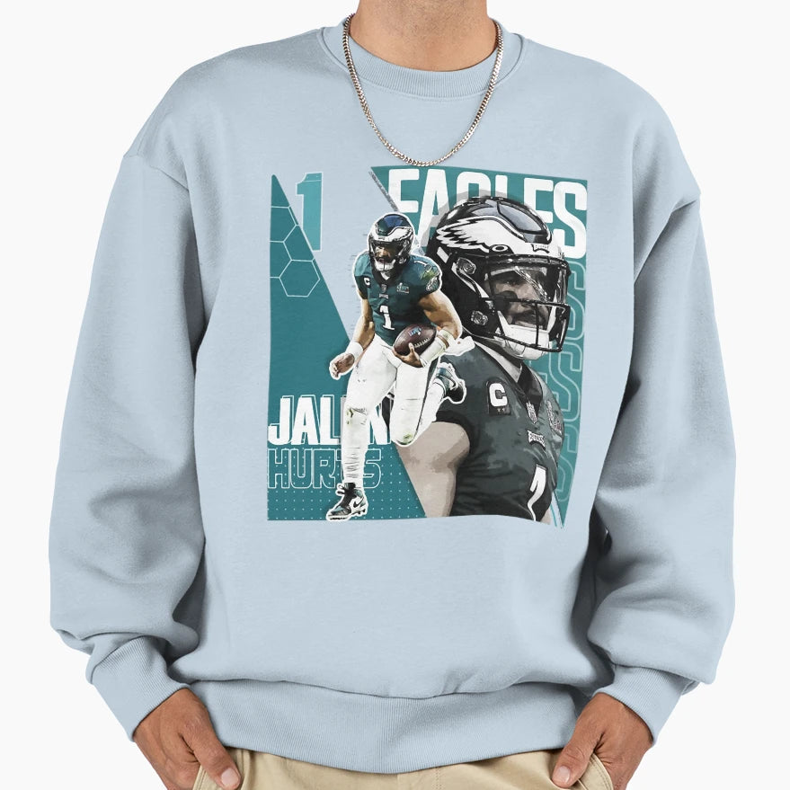 Sports Championship Quarterback Sweatshirt - Graphic Print Men Women - T-Shirt, Sweatshirt, Hoodie