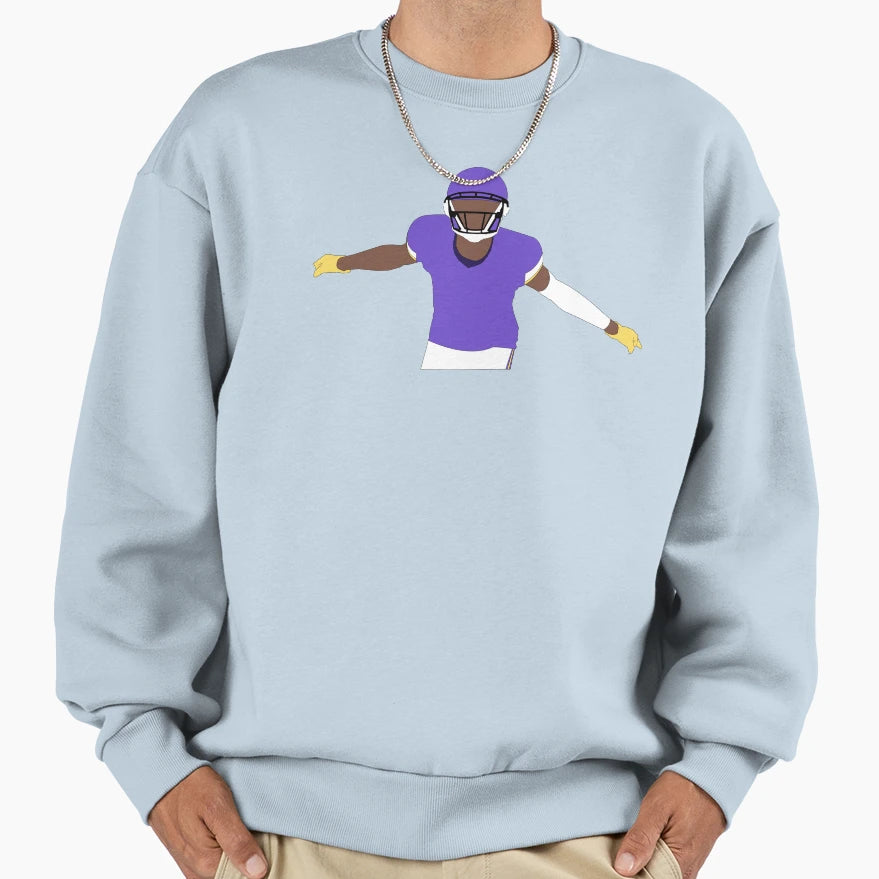 Griddy Dance Funny Touchdown Sweatshirt - Minimalist Print Unisex - T-Shirt, Sweatshirt, Hoodie