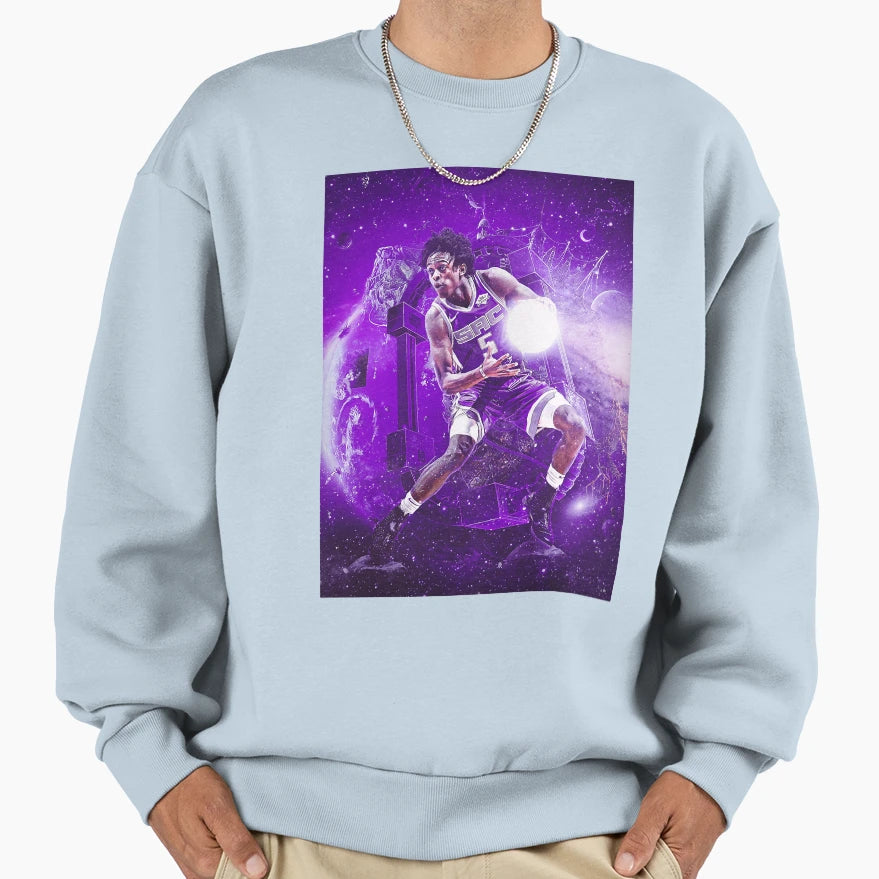 Wallpaper De Aaron Fox Sweatshirt - Trendy Graphic for Adults - T-Shirt, Sweatshirt, Hoodie