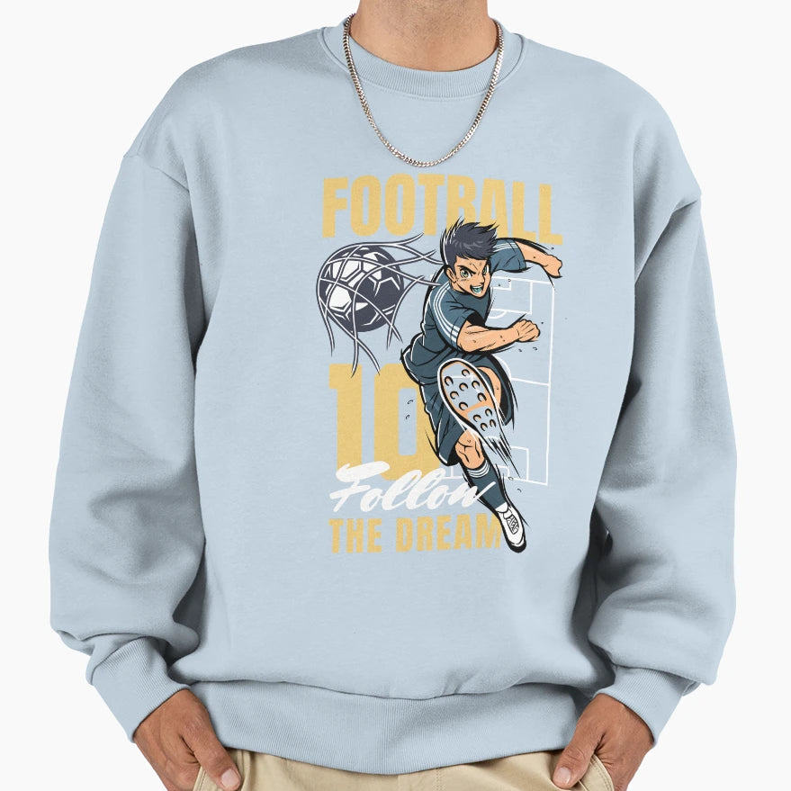 Football 10 Soccer Player Follow Sweatshirt - Unique Graphic Men Women - T-Shirt, Sweatshirt, Hoodie