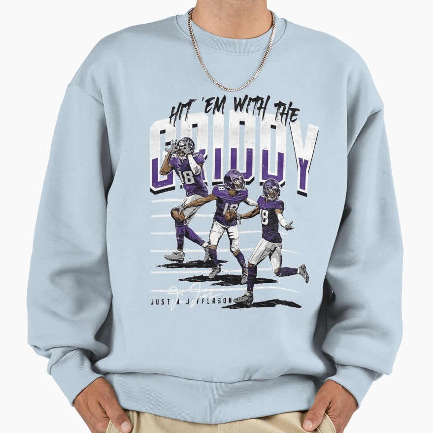 Griddy Dance Sweatshirt - Novelty Apparel Men Women - T-Shirt, Sweatshirt, Hoodie