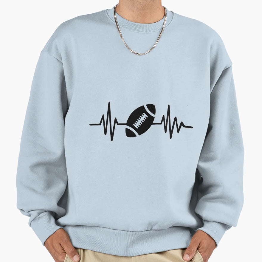 Football Frequency Sweatshirt - Novelty Apparel Men Women - T-Shirt, Sweatshirt, Hoodie