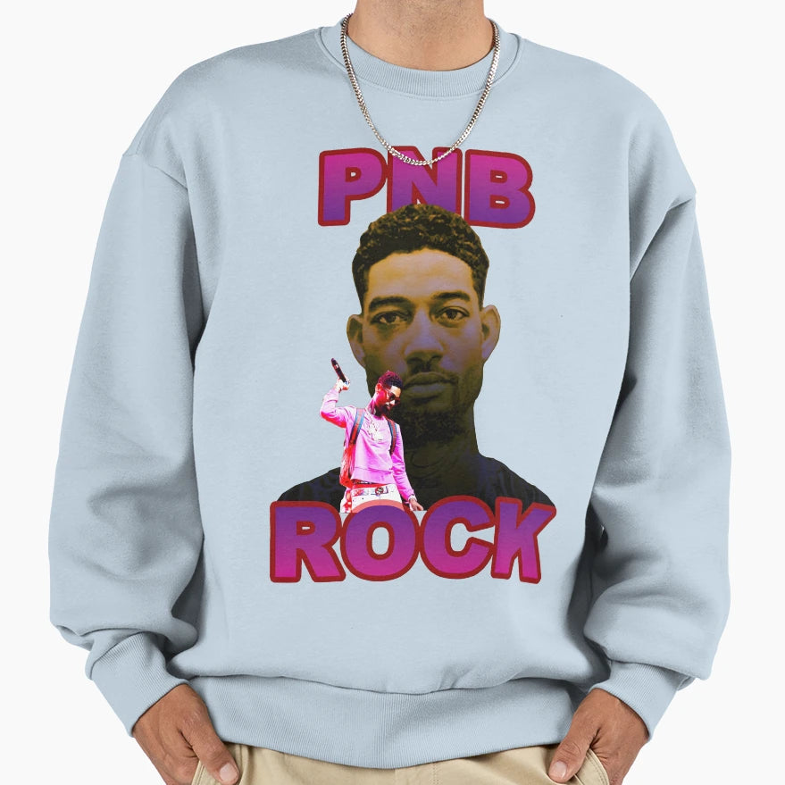 Rip Pnb Rock Thanks Watching Sweatshirt - Trendy Graphic for Adults - T-Shirt, Sweatshirt, Hoodie