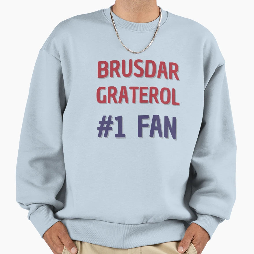 Brusdar Graterol 1 Fan Sweatshirt - Trendy Graphic for Adults - T-Shirt, Sweatshirt, Hoodie