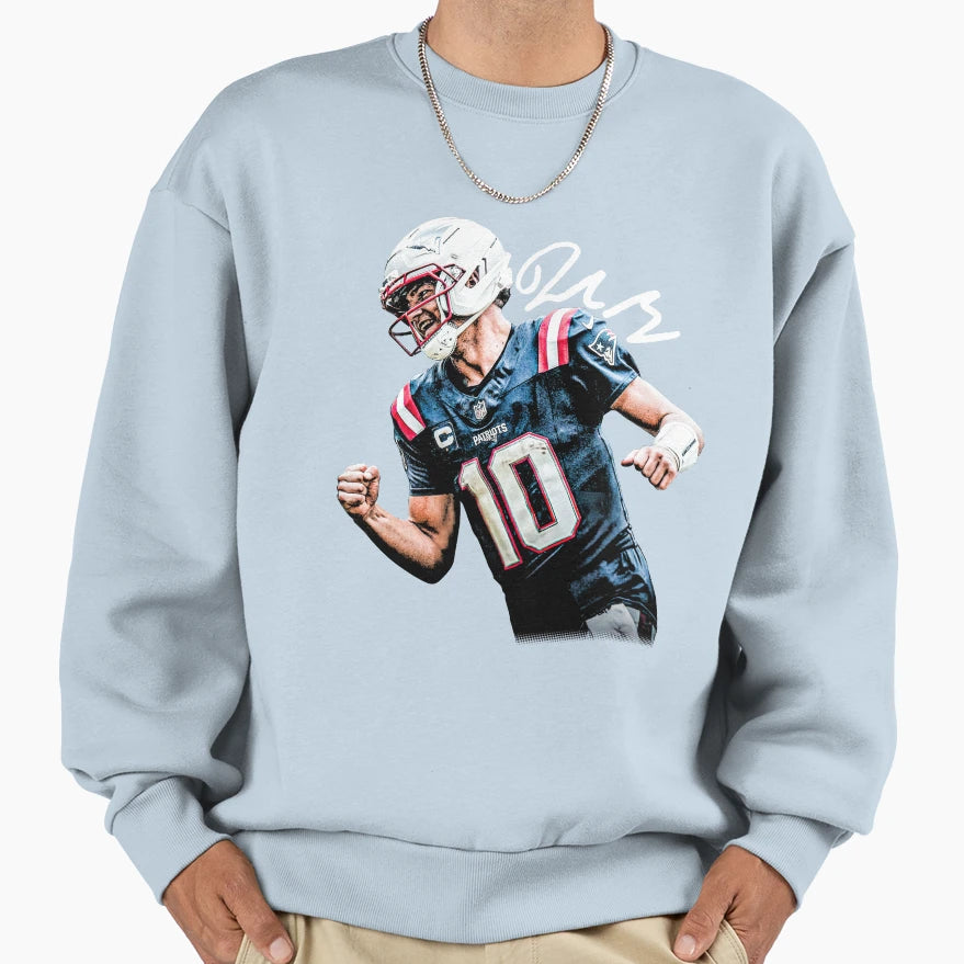 Drake Maye Sweatshirt - Fun Novelty Design Unisex - T-Shirt, Sweatshirt, Hoodie