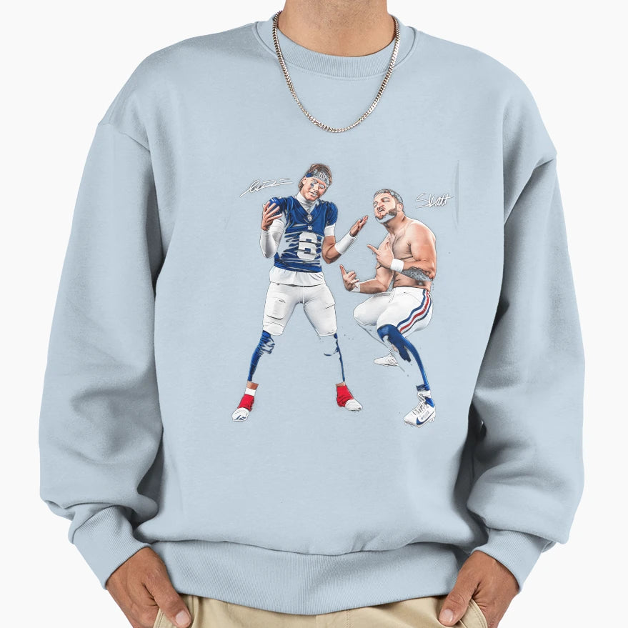 Cam Skattebo Jaxson Dart Aura Sweatshirt - Fun Novelty Design for Adults - T-Shirt, Sweatshirt, Hoodie