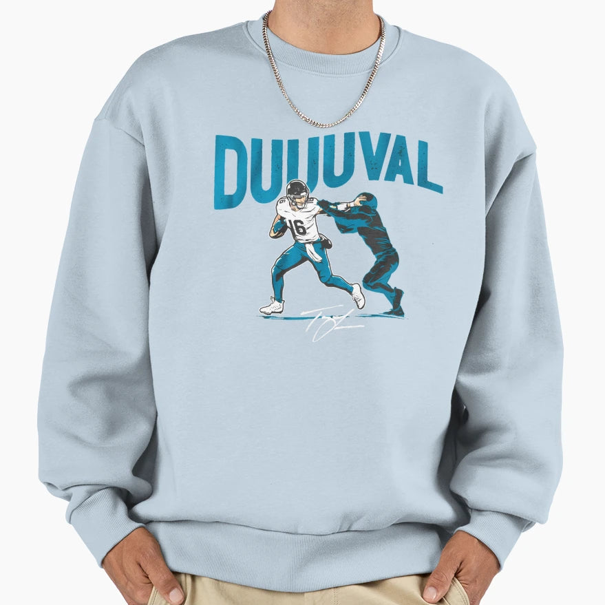 Trevor Lawrence Duuuval Sweatshirt - Custom Art Print Unisex - T-Shirt, Sweatshirt, Hoodie