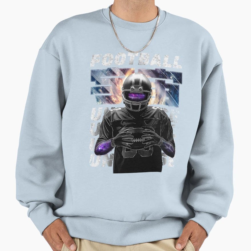 Universal Footballplayer Sweatshirt - Unique Graphic Men Women - T-Shirt, Sweatshirt, Hoodie