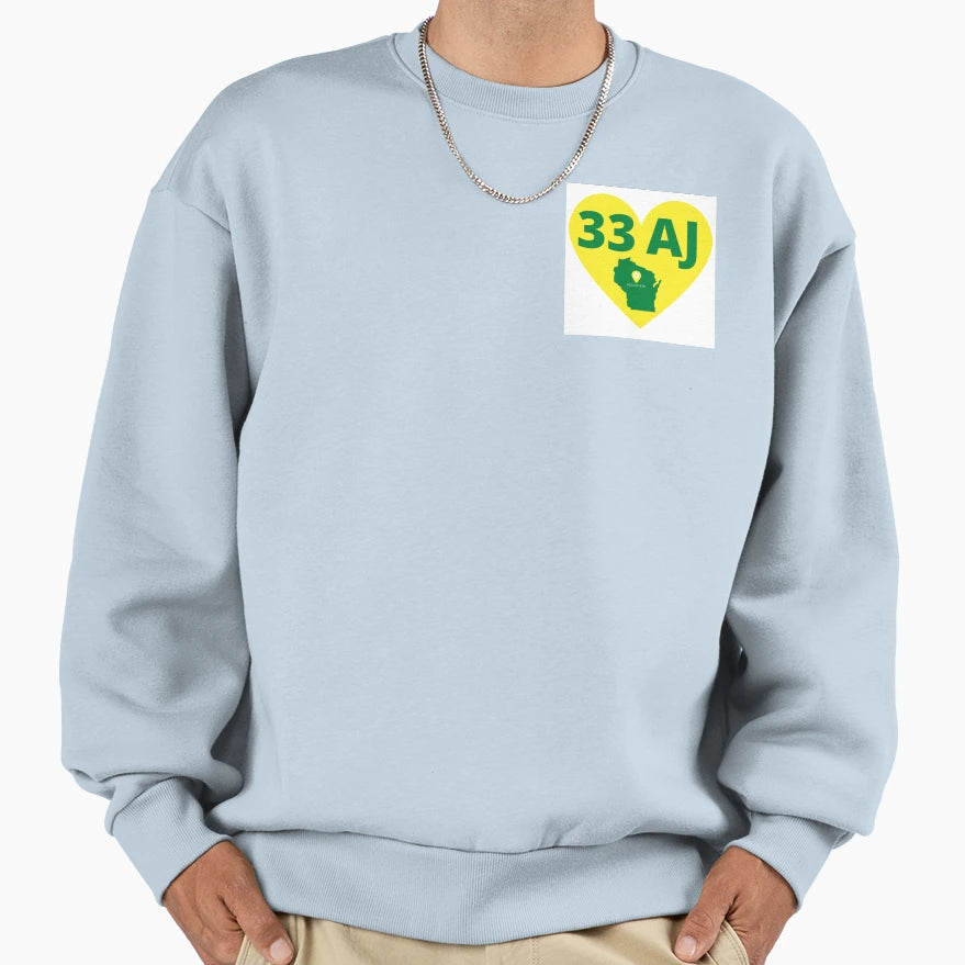 Green Bay Packers 33 Aj Sweatshirt - Aesthetic Graphic Men Women - T-Shirt, Sweatshirt, Hoodie