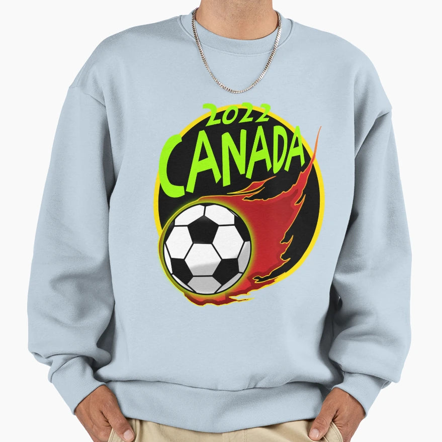 Canada Soccer 2022 Sweatshirt - Fun Novelty Design Men Women - T-Shirt, Sweatshirt, Hoodie