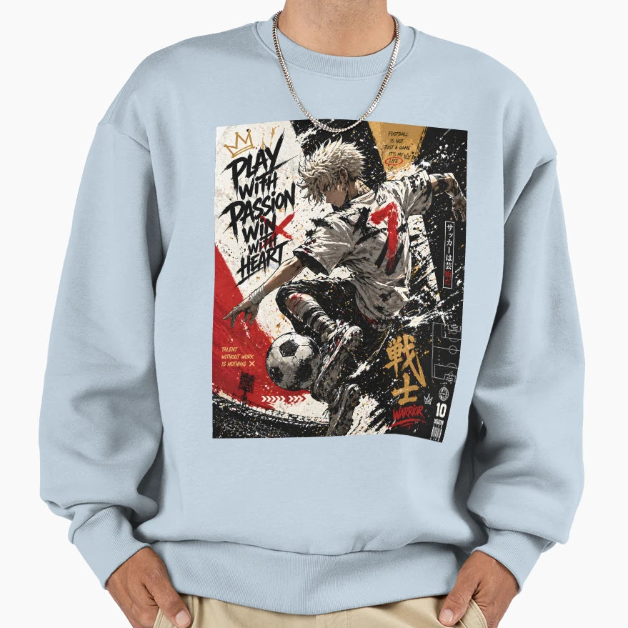 Football Hero Sweatshirt - Aesthetic Graphic for Adults - T-Shirt, Sweatshirt, Hoodie