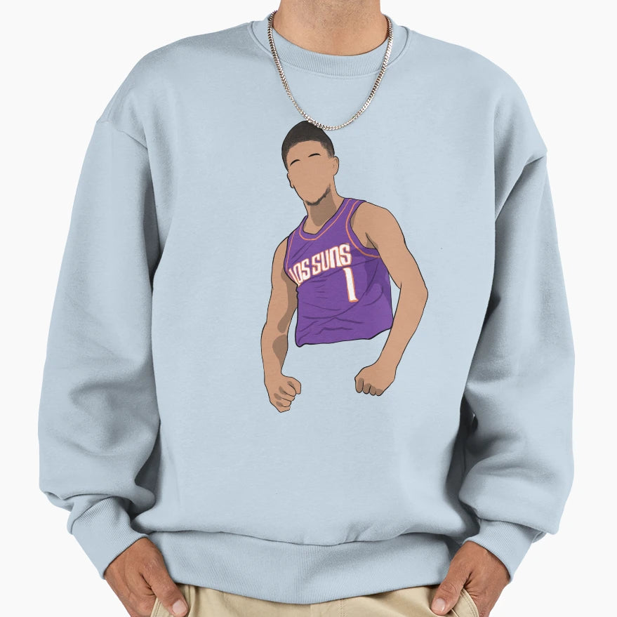 Devin Booker Los Suns Sweatshirt - Novelty Apparel for Adults - T-Shirt, Sweatshirt, Hoodie