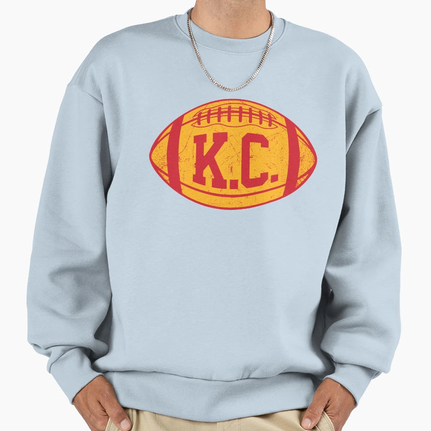Kc Red Fans Sweatshirt - Fun Novelty Design for Adults - T-Shirt, Sweatshirt, Hoodie
