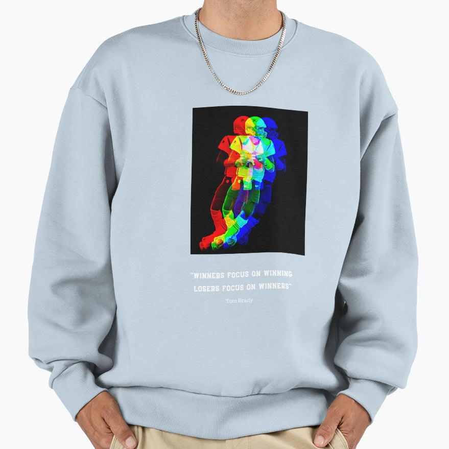 Brady American Football Player Sweatshirt - Trendy Graphic Men Women - T-Shirt, Sweatshirt, Hoodie