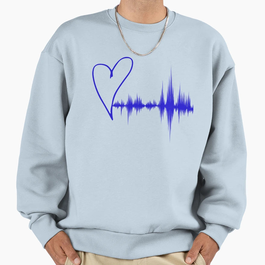 Heart Pulse Acure Sweatshirt - Novelty Apparel Men Women - T-Shirt, Sweatshirt, Hoodie