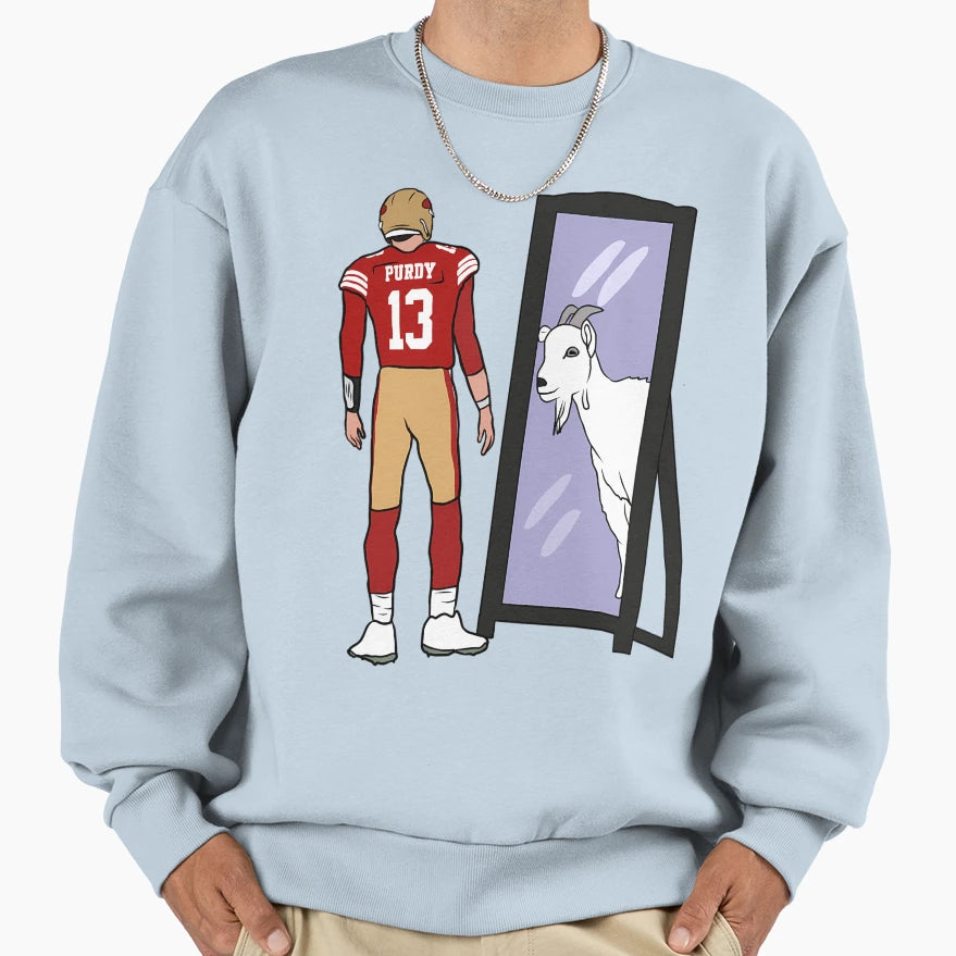 BP Mirror Goat Sweatshirt - Casual Everyday Wear Unisex - T-Shirt, Sweatshirt, Hoodie