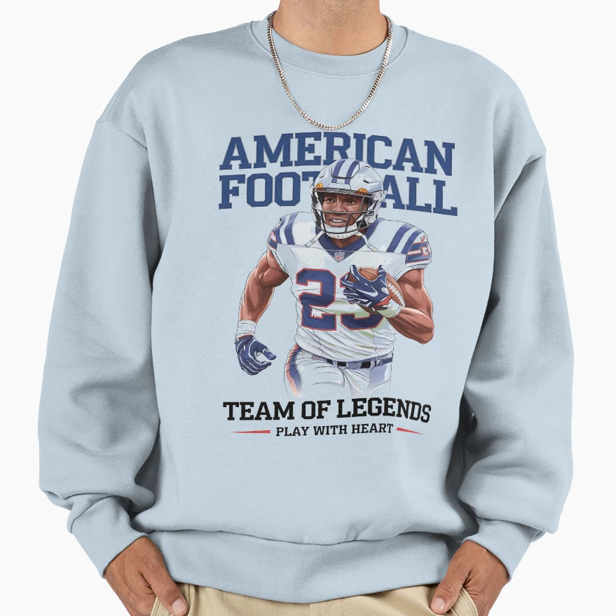 My American Football Lets Sweatshirt - Casual Everyday Wear for Adults - T-Shirt, Sweatshirt, Hoodie