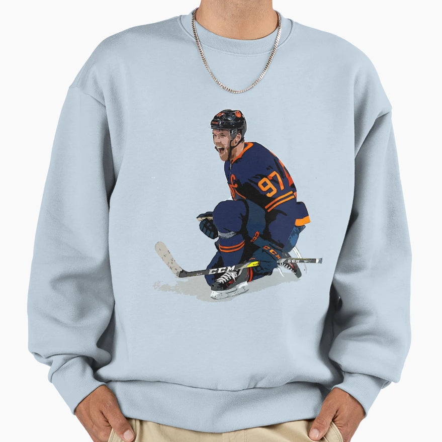 Connor Mcdavid Sweatshirt - Aesthetic Graphic for Adults - T-Shirt, Sweatshirt, Hoodie