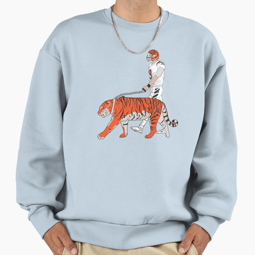 JB Walk Tiger Sweatshirt - Trendy Graphic Men Women - T-Shirt, Sweatshirt, Hoodie