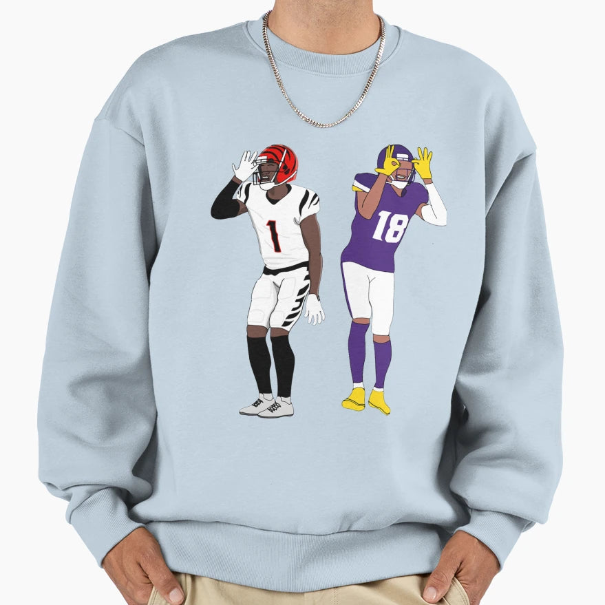 Griddy Duo Sweatshirt - Streetwear Style for Adults - T-Shirt, Sweatshirt, Hoodie