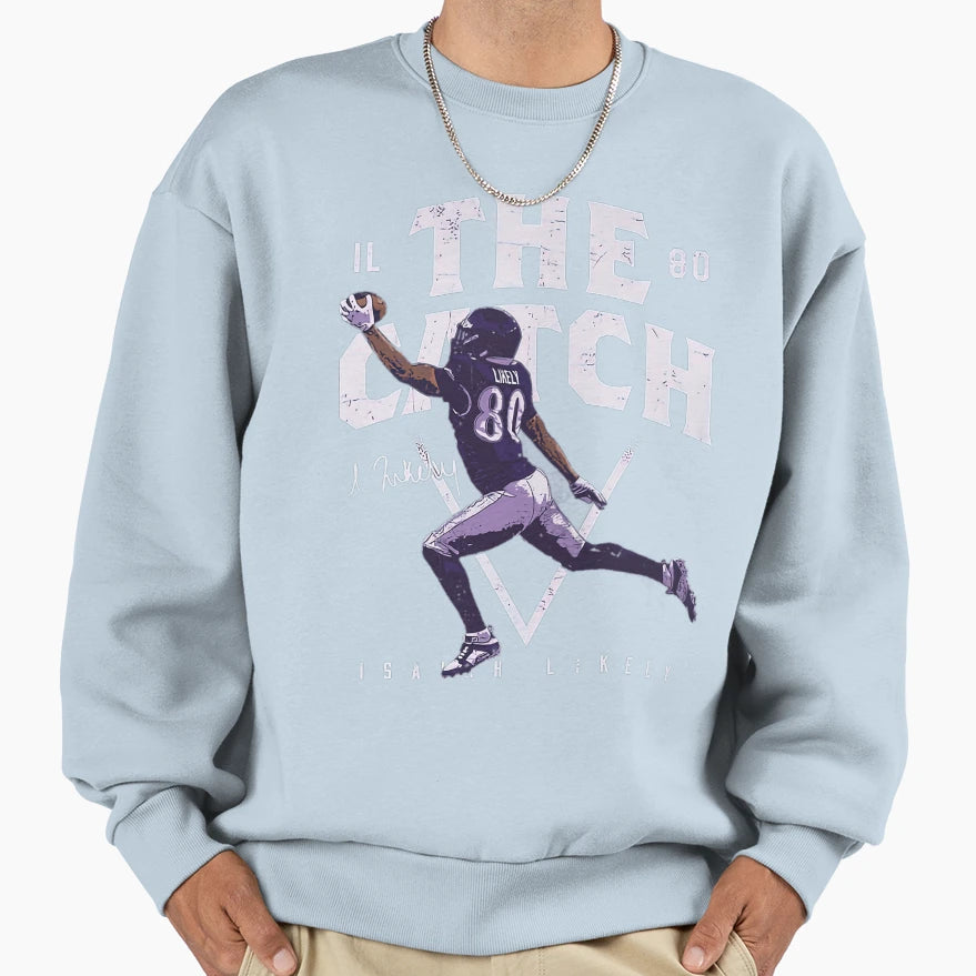 Isaiah Likely Baltimore Sweatshirt - Unique Graphic Unisex - T-Shirt, Sweatshirt, Hoodie