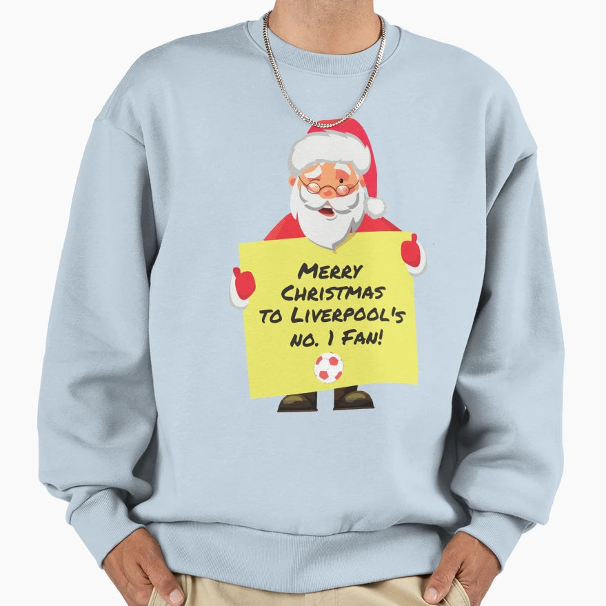 Merry To Liverpools No I Fan Sweatshirt - Streetwear Style Men Women - T-Shirt, Sweatshirt, Hoodie