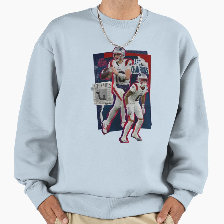 New England Patriots Sweatshirt - Casual Everyday Wear Unisex - T-Shirt, Sweatshirt, Hoodie