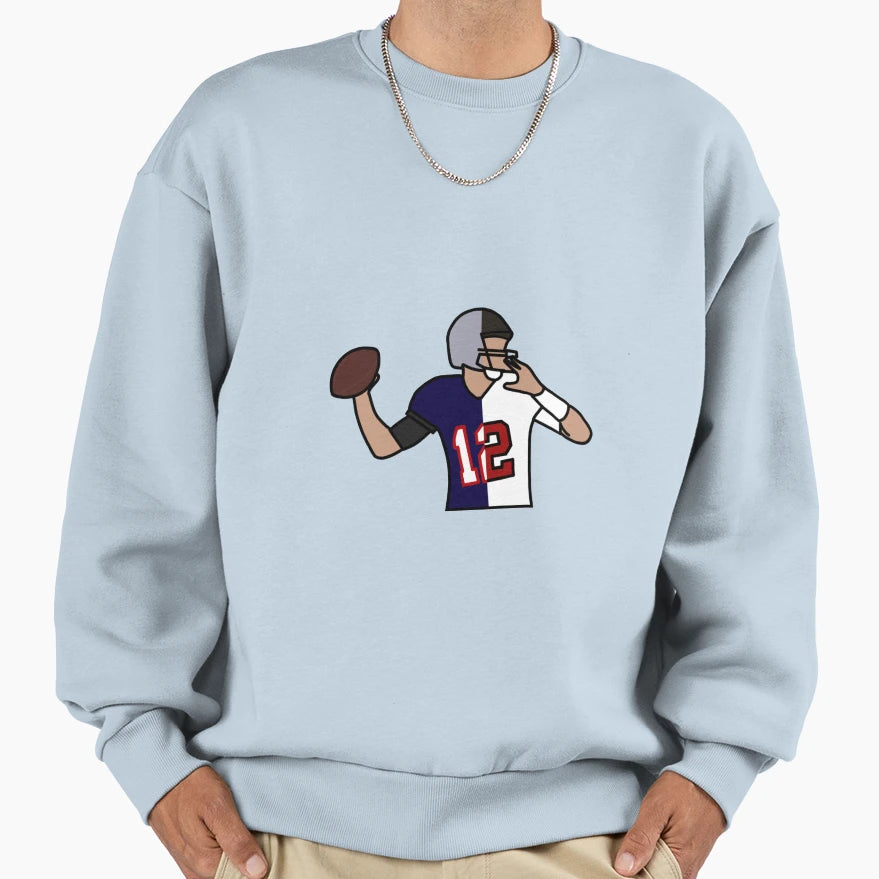 Brady Pats Buccs Sweatshirt - Casual Everyday Wear Unisex - T-Shirt, Sweatshirt, Hoodie