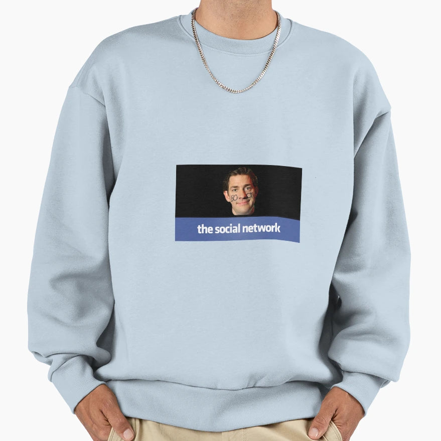 Facebook Jim Halpert Sweatshirt - Casual Everyday Wear Unisex - T-Shirt, Sweatshirt, Hoodie