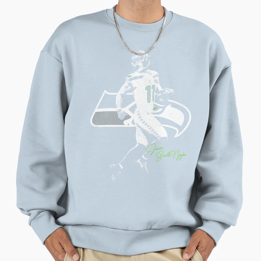 Jaxon Smith Njigba Sweatshirt - Streetwear Style for Adults - T-Shirt, Sweatshirt, Hoodie