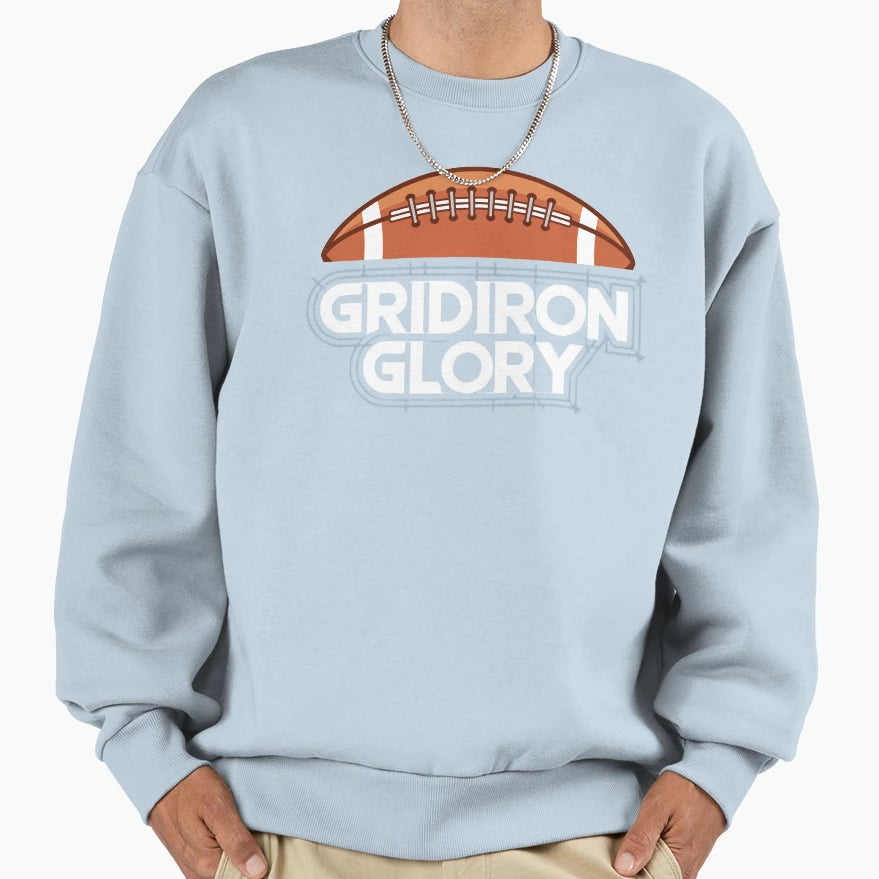 Gridiron Glory Sweatshirt - Streetwear Style Unisex - T-Shirt, Sweatshirt, Hoodie
