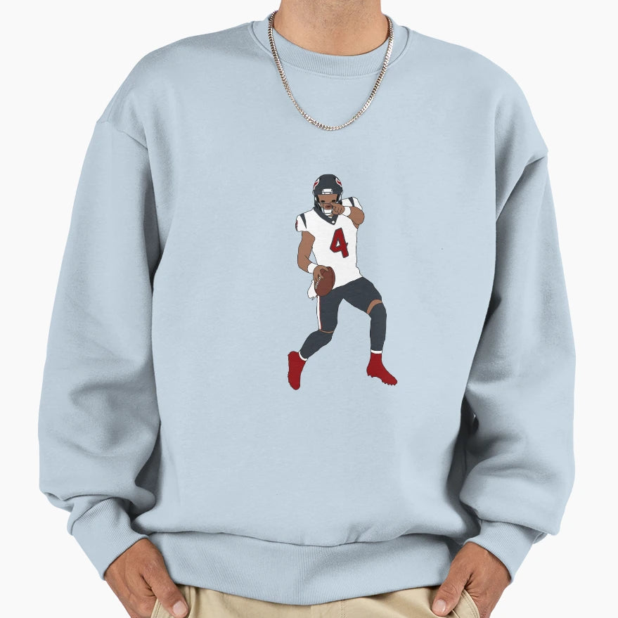 Houston Texans Deshaun Watson Sweatshirt - Graphic Print Men Women - T-Shirt, Sweatshirt, Hoodie
