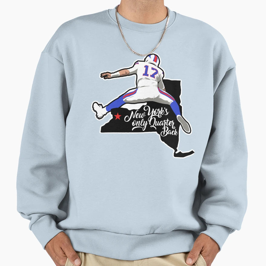 JA New Yorks Only Quarterback Sweatshirt - Aesthetic Graphic for Adults - T-Shirt, Sweatshirt, Hoodie