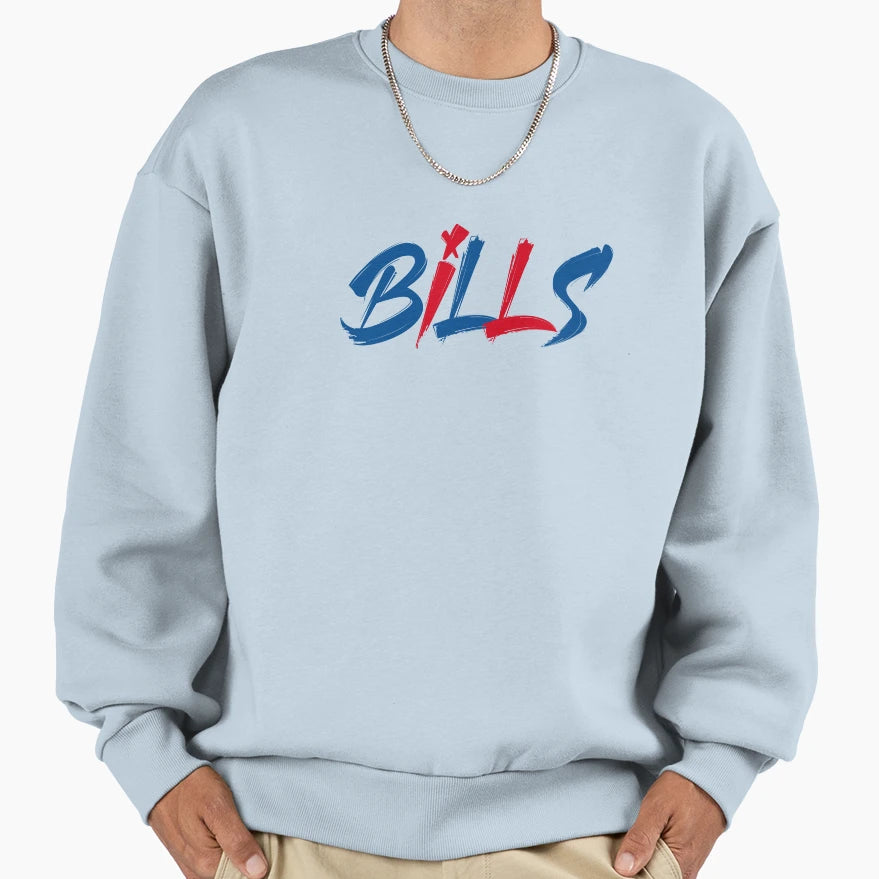 Buffalo Bills Sweatshirt - Trendy Graphic Men Women - T-Shirt, Sweatshirt, Hoodie