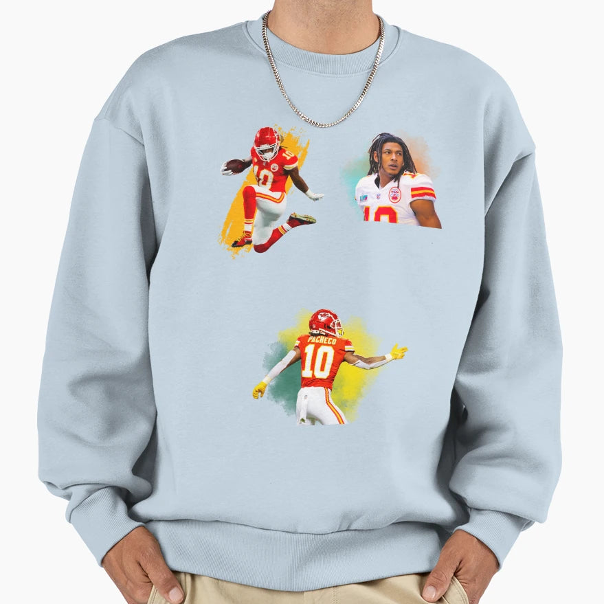 Isiah Pacheco Hd Set T-Shirt - Fun Novelty Design for Adults - T-Shirt, Sweatshirt, Hoodie