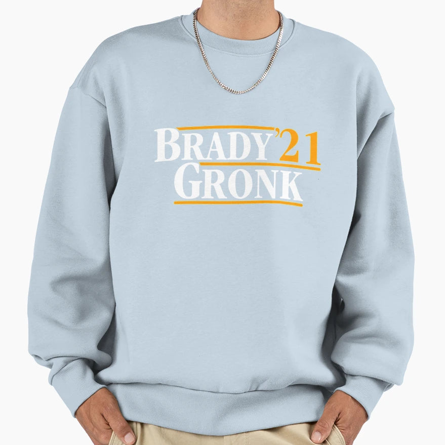 Brady X Gronk 2021 Buccaneers Sweatshirt - Custom Art Print for Adults - T-Shirt, Sweatshirt, Hoodie