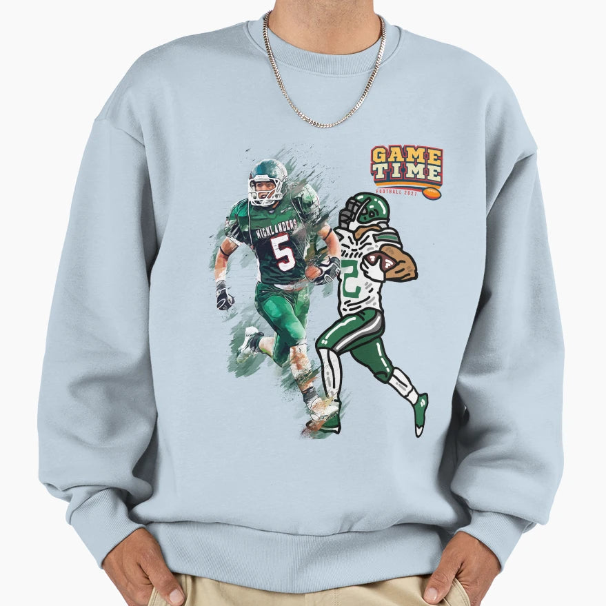 Game Time Sweatshirt - Minimalist Print Unisex - T-Shirt, Sweatshirt, Hoodie