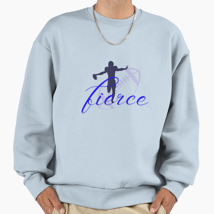 Fierce Footballer Soccer Game Sweatshirt - Casual Everyday Wear for Adults - T-Shirt, Sweatshirt, Hoodie