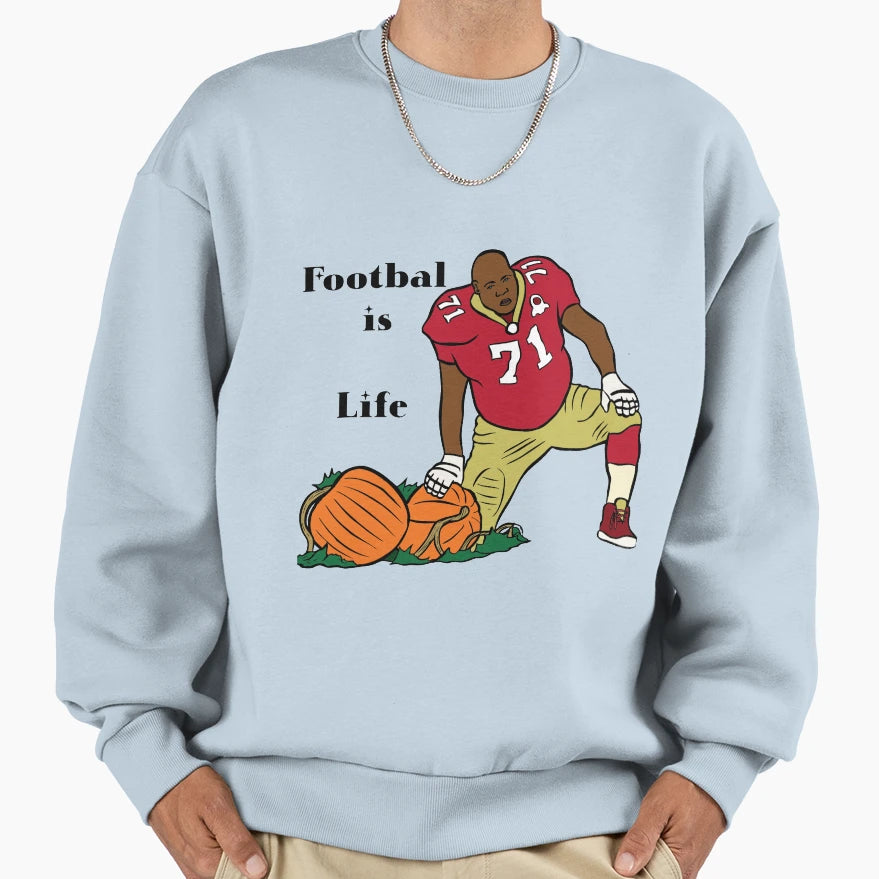 Profession Football Player Sweatshirt - Trendy Graphic for Adults - T-Shirt, Sweatshirt, Hoodie